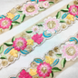 Radiant Floral Multicolor Embroidery Trim