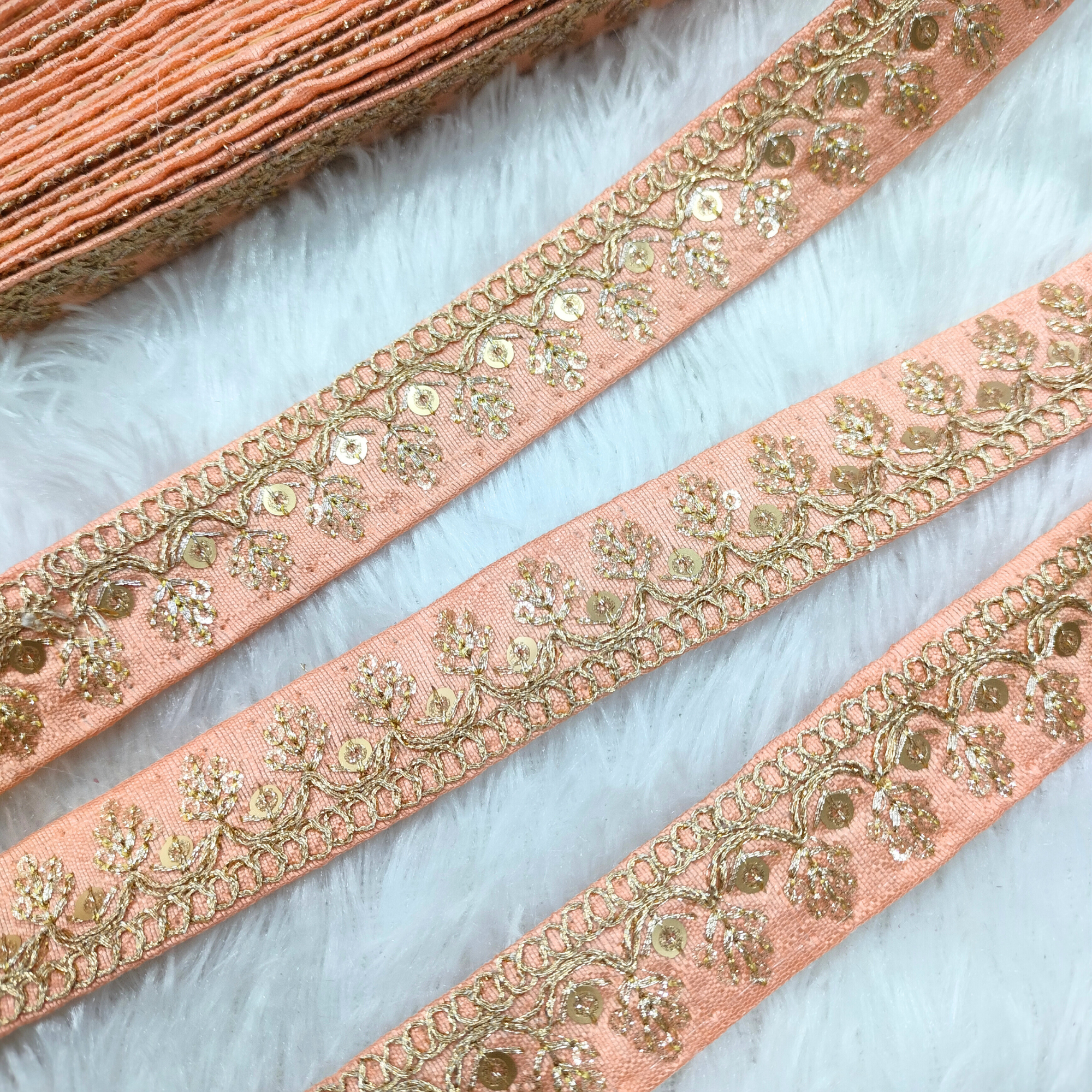 Intricate Floral Sequin Lace