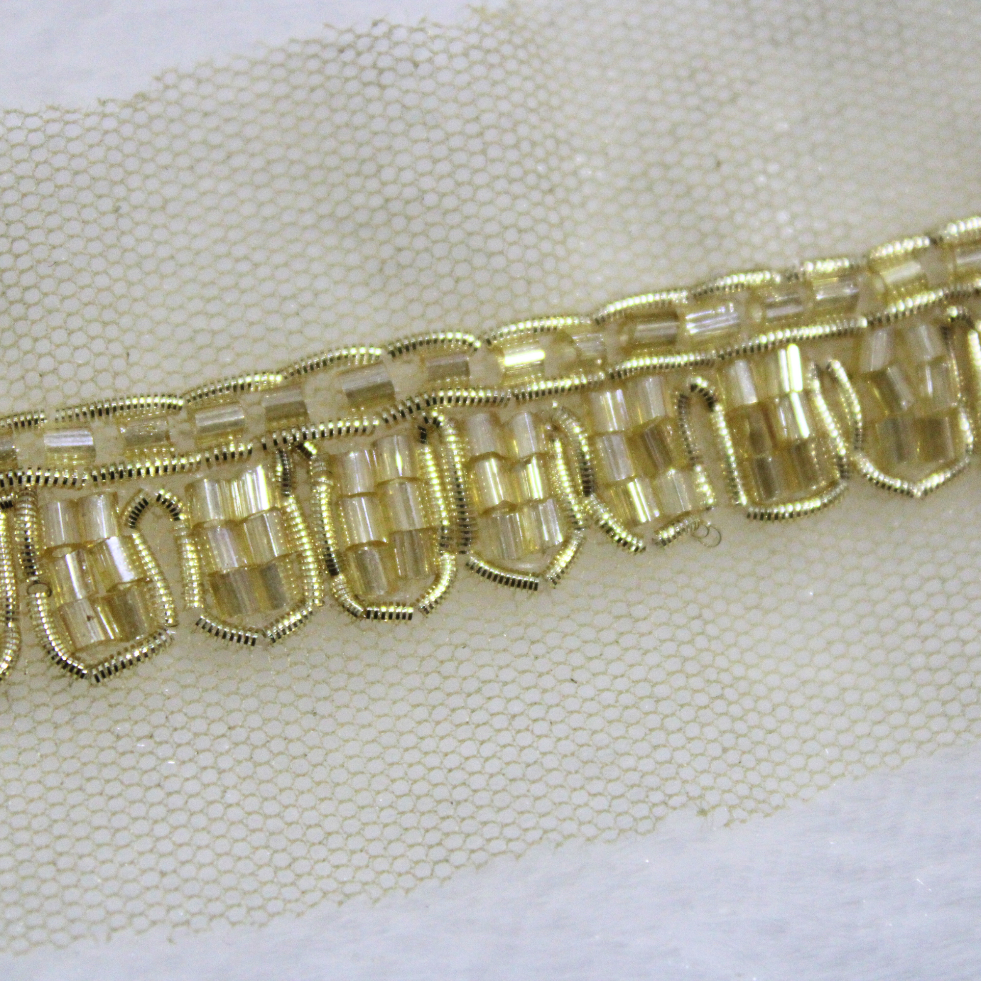 Handcrafted Cutdana Embellished Trim