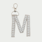 Pearl Monogram 'M' Bag Charm