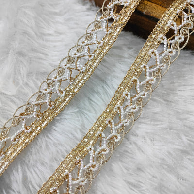 Pearl Embellished Trim