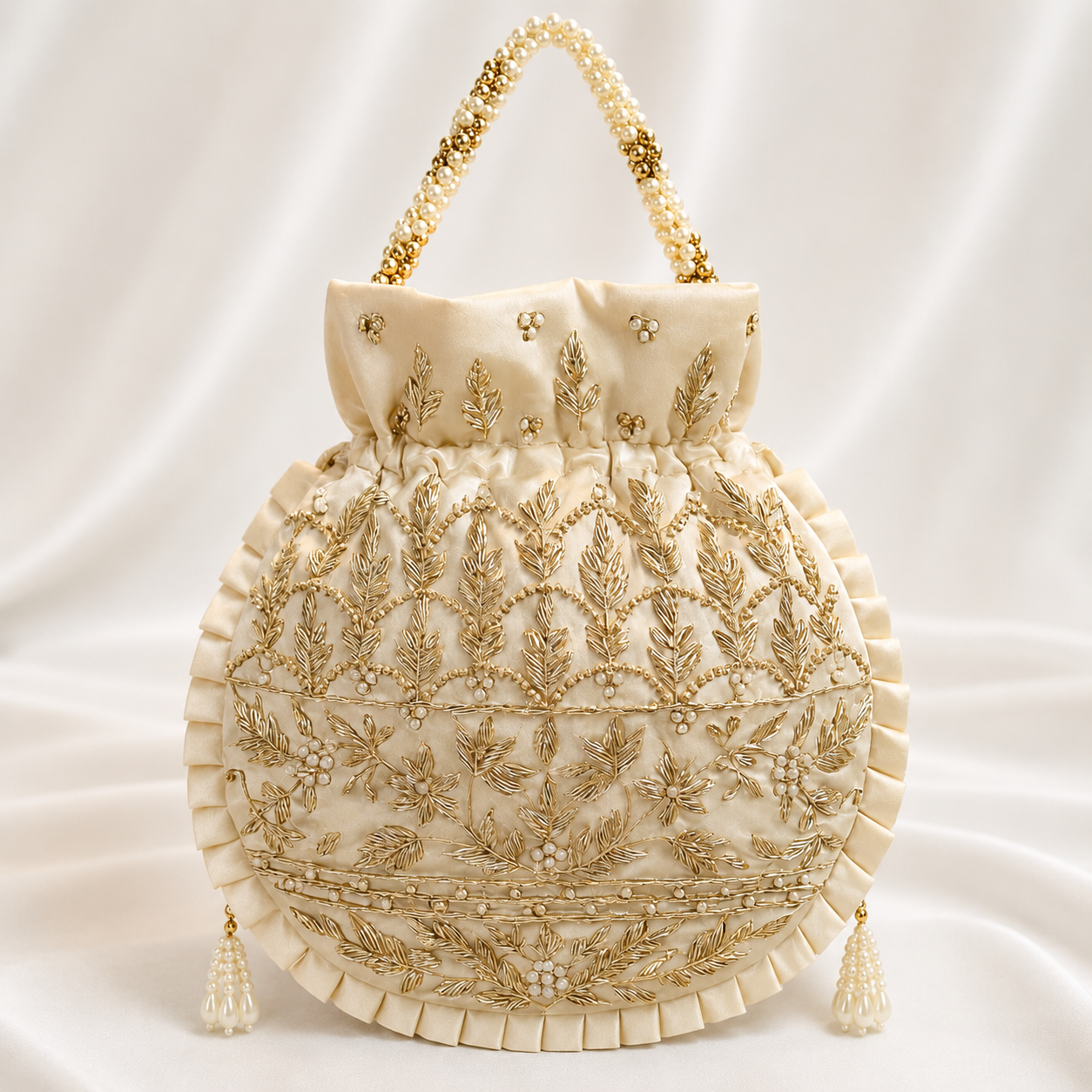 Ivory Regal Handcrafted Potli