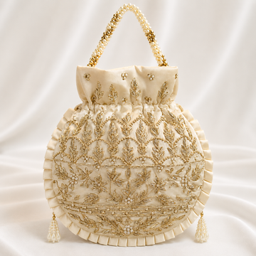 Ivory Regal Handcrafted Potli