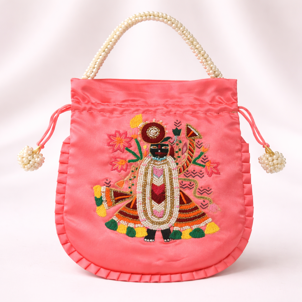 Peach Shreenathji Potli