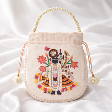 White Shreenathji Potli