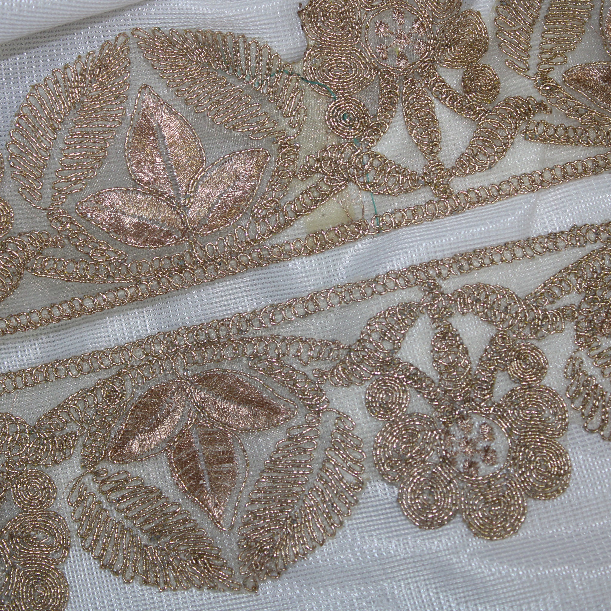 Rose Gold Zari Fancy Trim