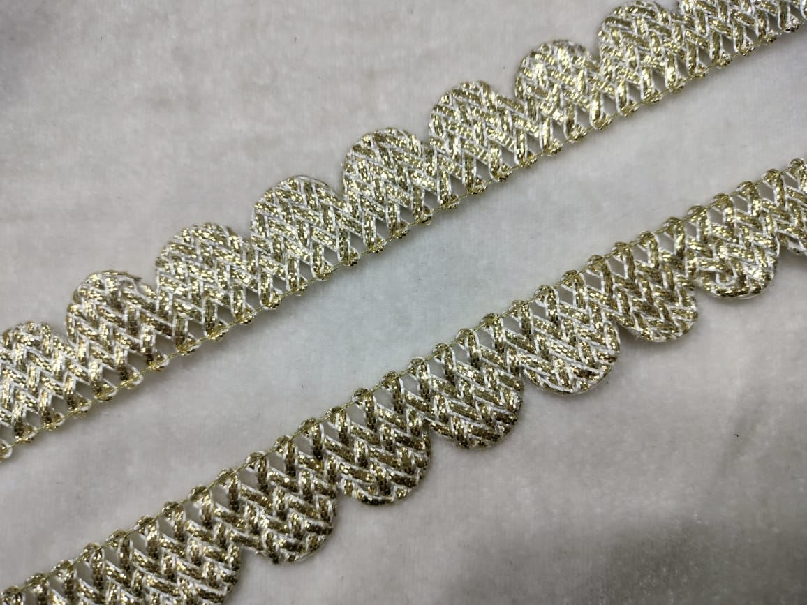 Water Gold Fancy Embellished Trim