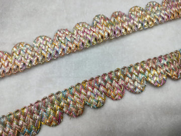 Multicolor Fancy Embellished Trim