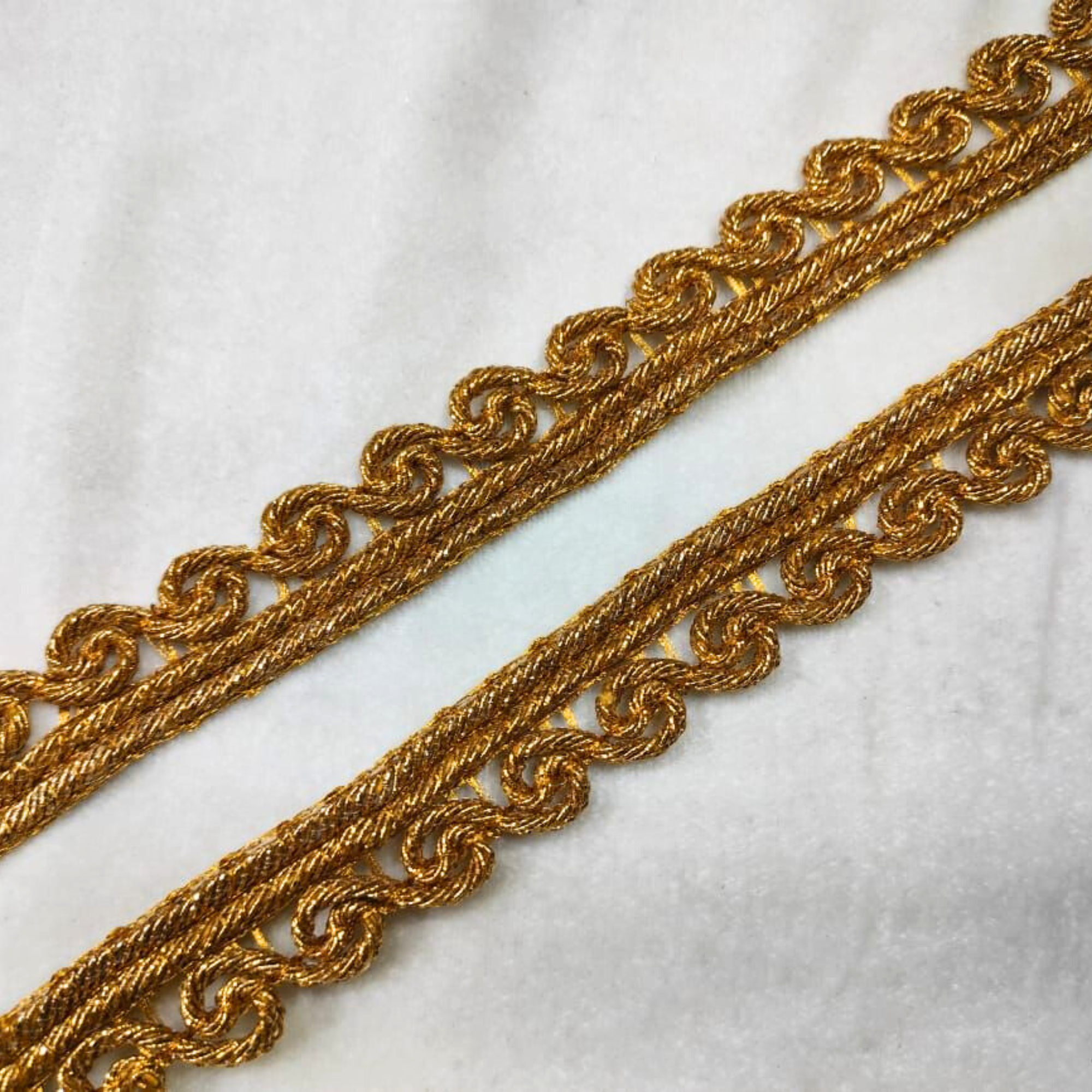 Metallic Zari Cord Lace Trim