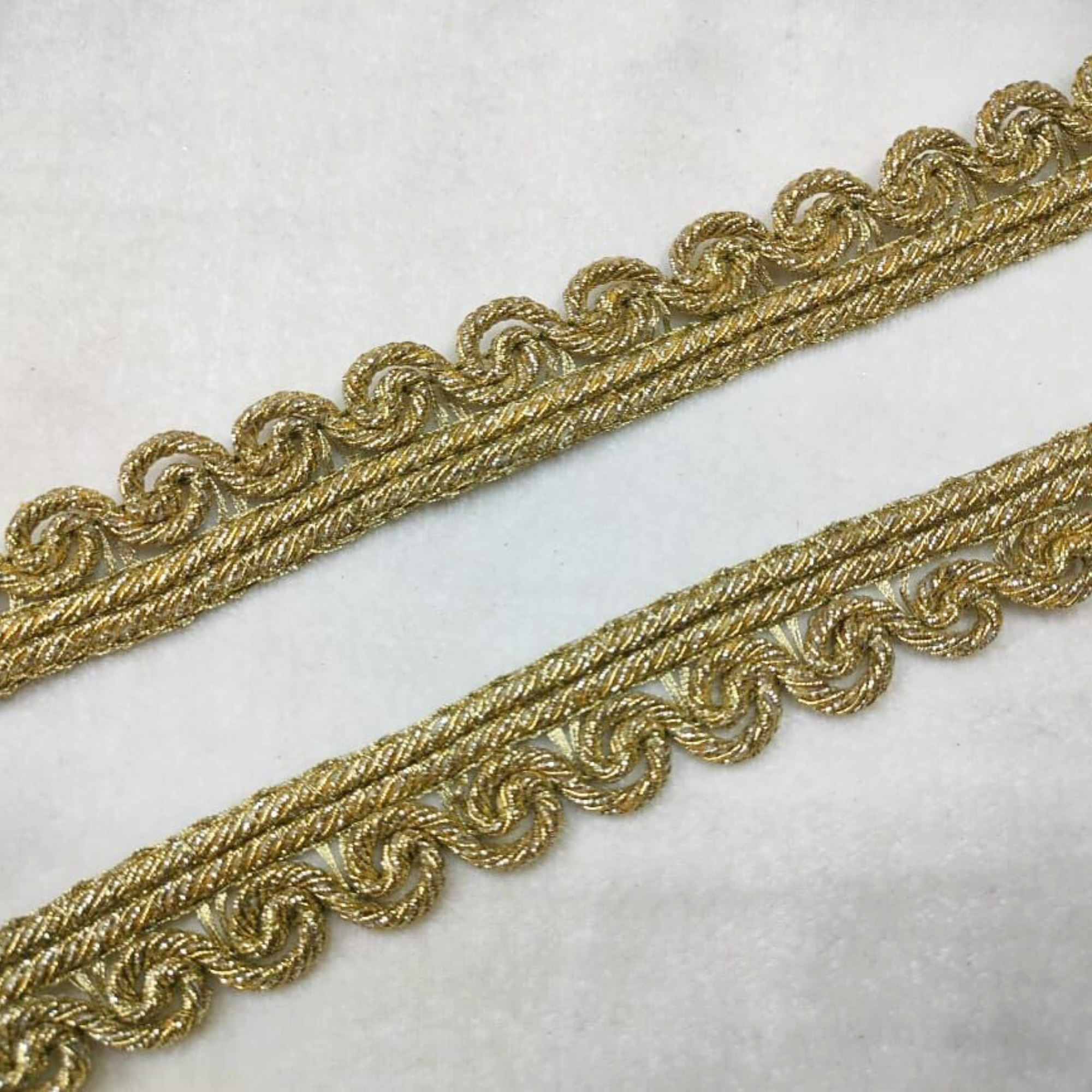 Metallic Zari Cord Lace Trim