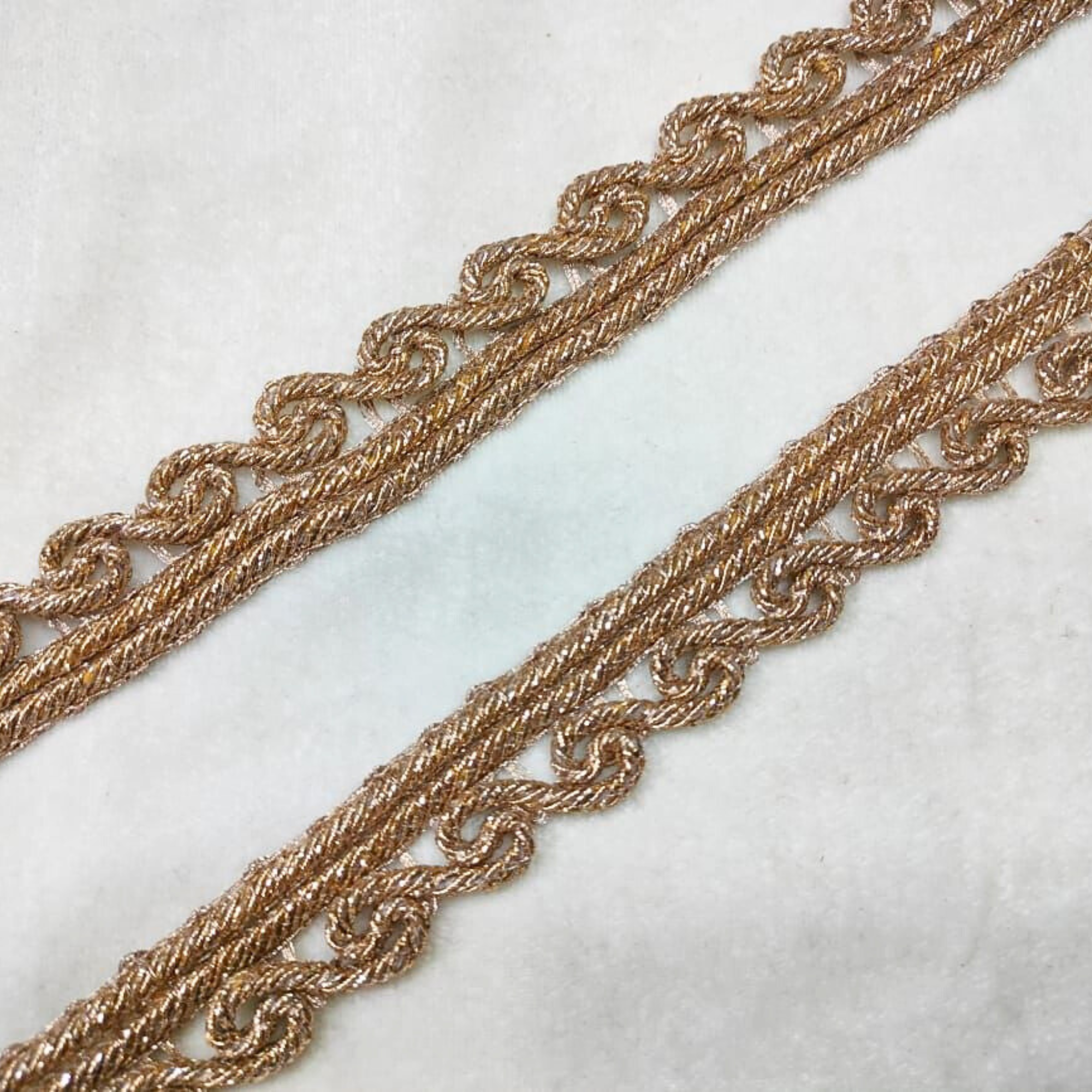 Metallic Zari Cord Lace Trim