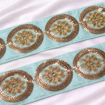 Sequin and Zari Trim