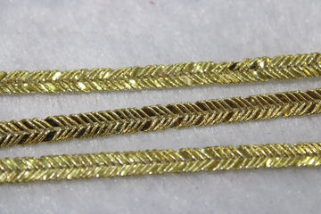 Golden Zari Trim for Luxurious Embellishments