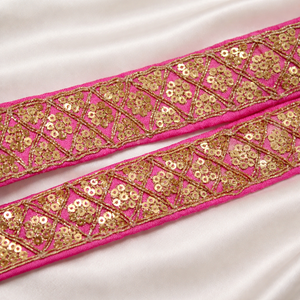 Fancy Sequence Work Lace