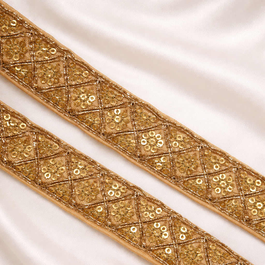 Fancy Sequence Work Lace