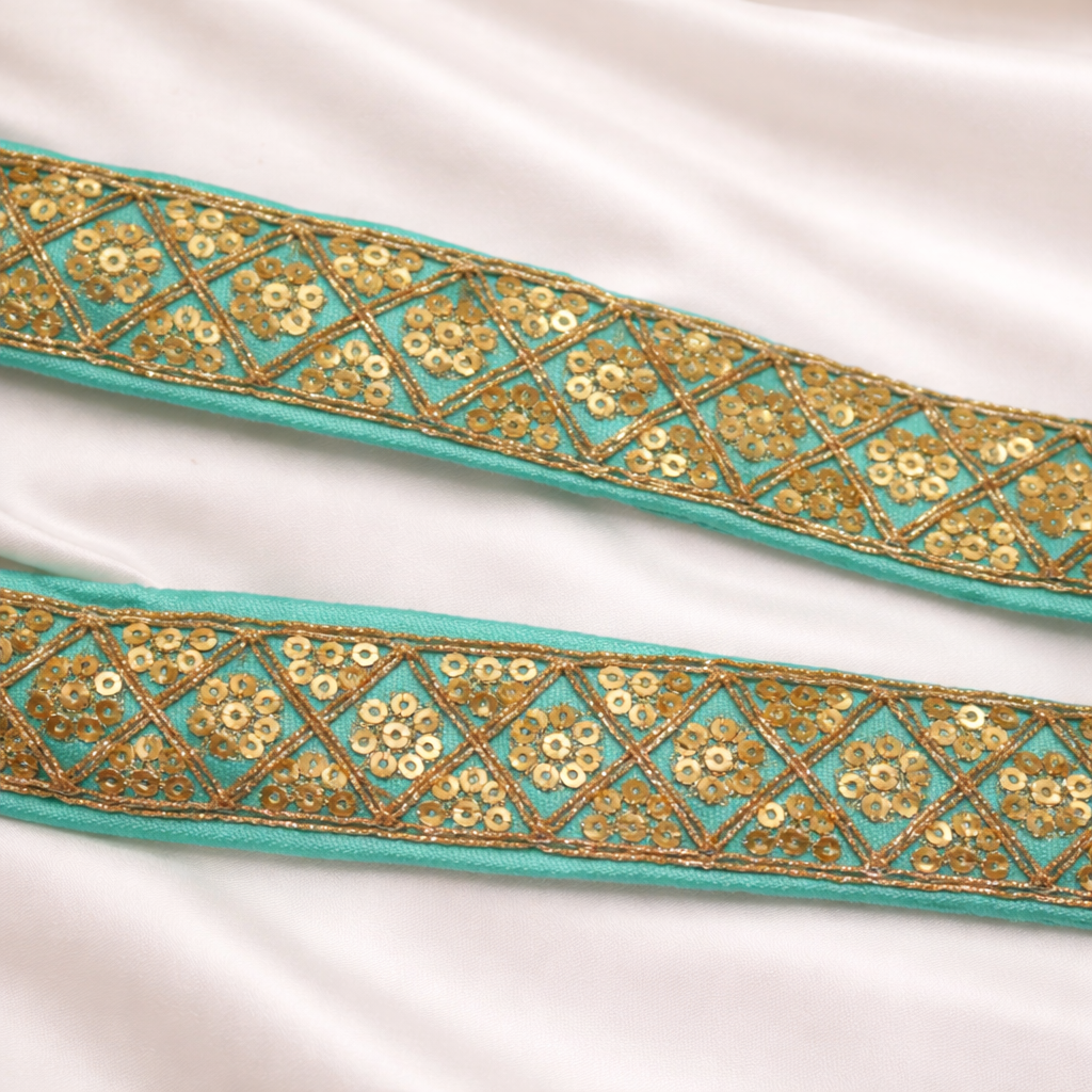 Fancy Sequence Work Lace