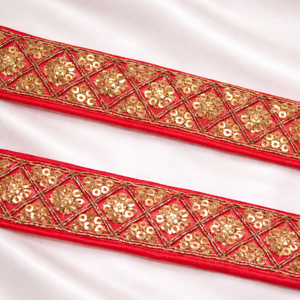 Fancy Sequence Work Lace