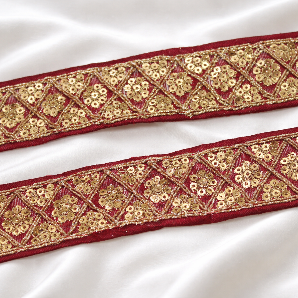 Fancy Sequence Work Lace