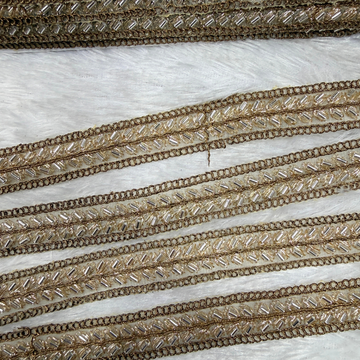 Cutdana Beaded Embroidered Lace Trim