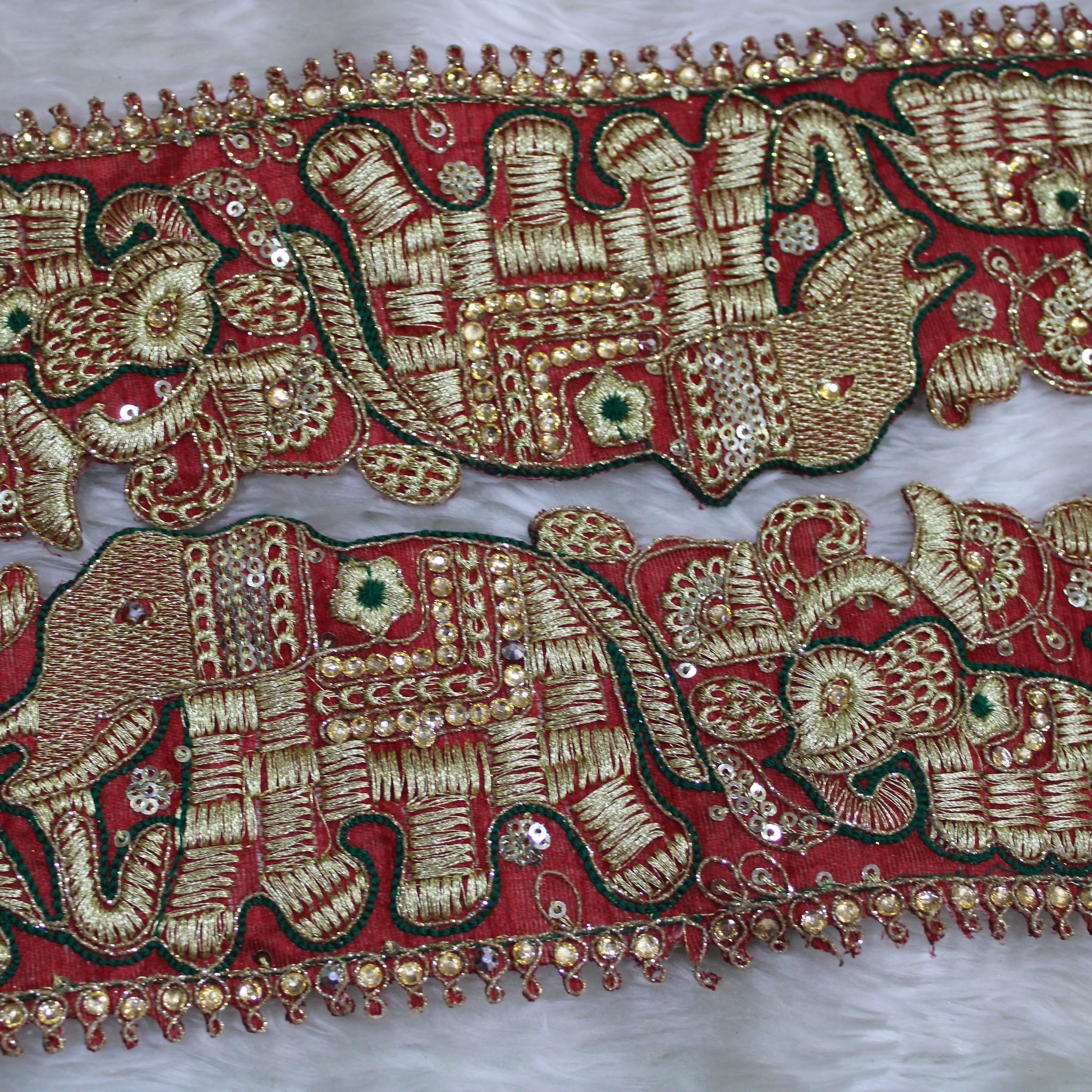 Red Elephant Thread Trim