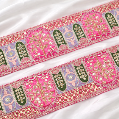 Multicolor Embroidered Designer Lace