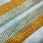 Gold And Silver Zari Exquisite Metallic Borders