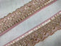 Powder Pink Fancy Zari Trim