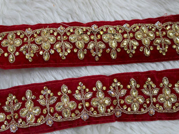 Maroon Fancy Zari Trim