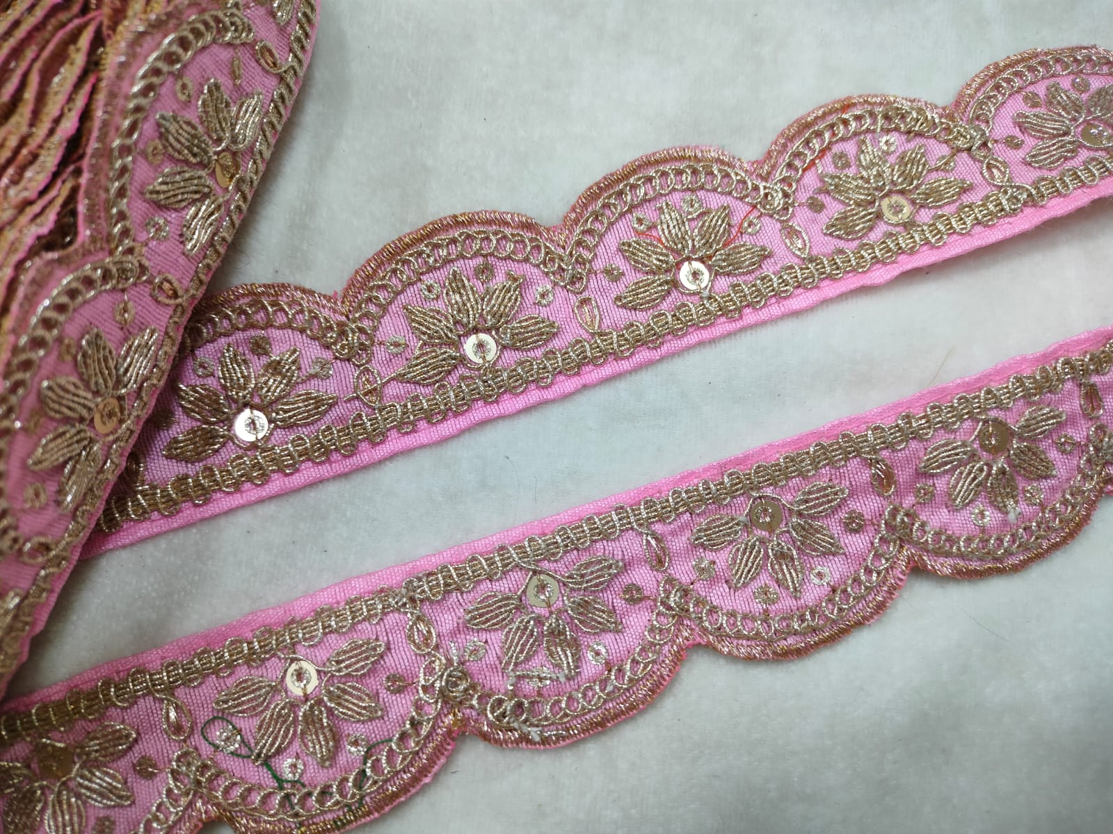 Light Pink Fancy Scalloped Trim