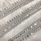 Silver Sequin Zari Elegant Trim