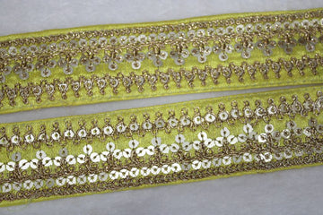 Fancy Zari And Sequin Trim