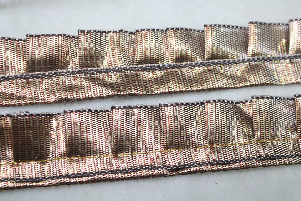 Copper Gold Fancy Zari Trim