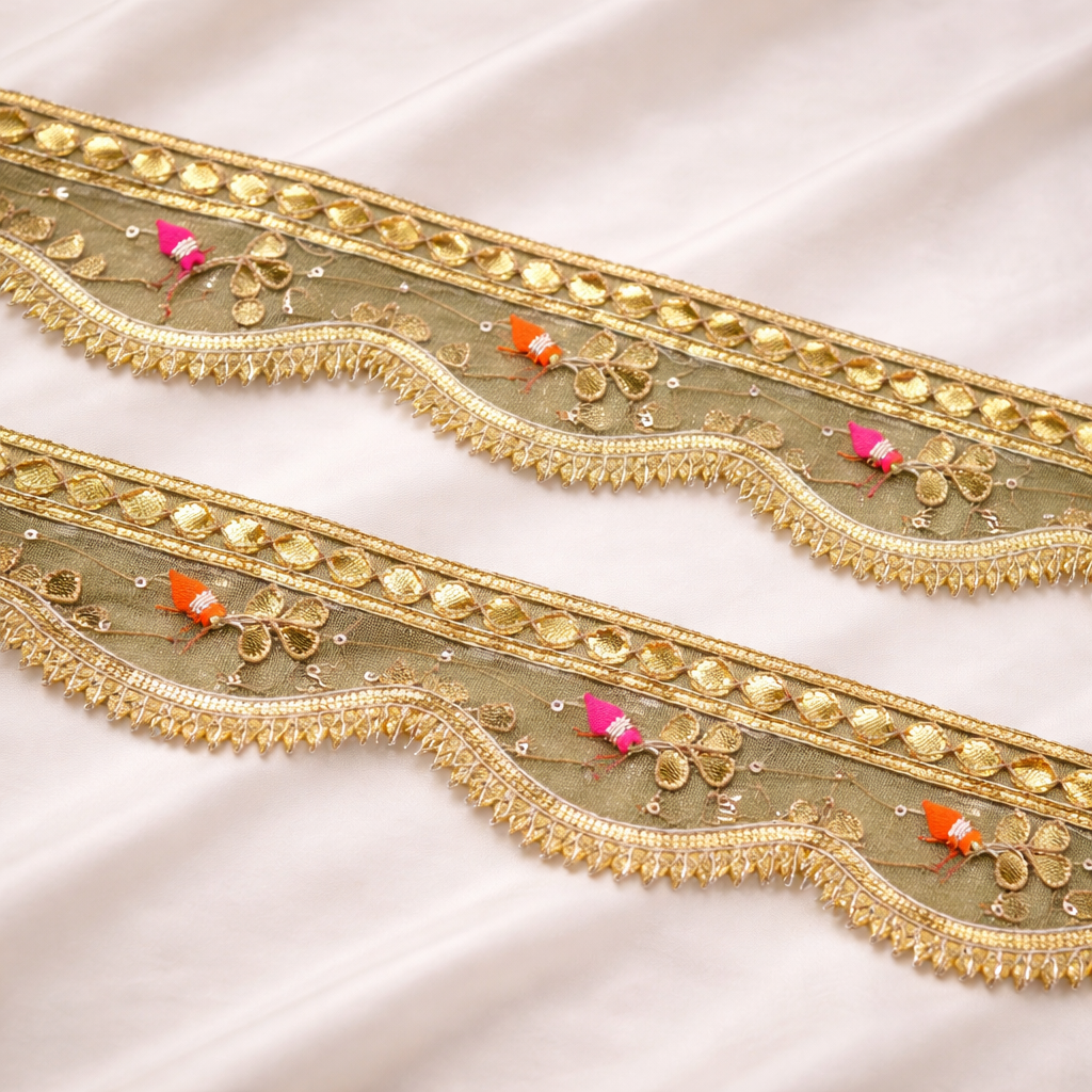 Embellished Handwork Gota Trim