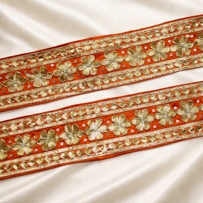 Handwork Floral Gota Trim hover image