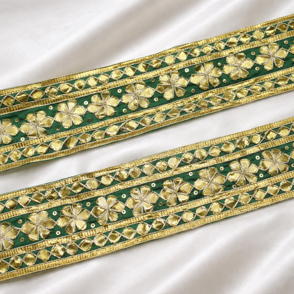 Handwork Floral Gota Trim