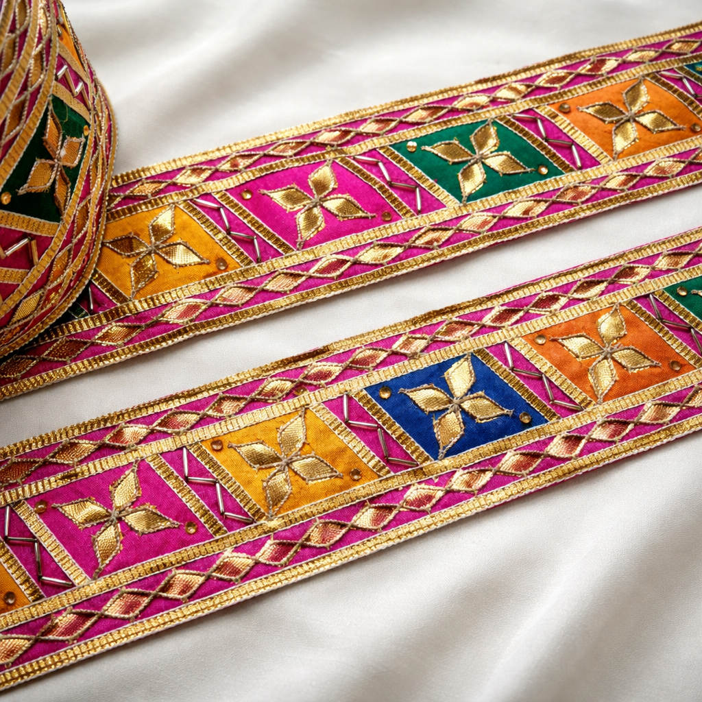 Multicolor Gota Trim