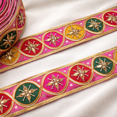 Multicolor Gota Zari Lace hover image