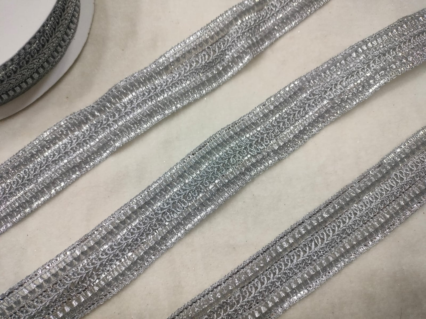 Silver Fancy Zari Trim