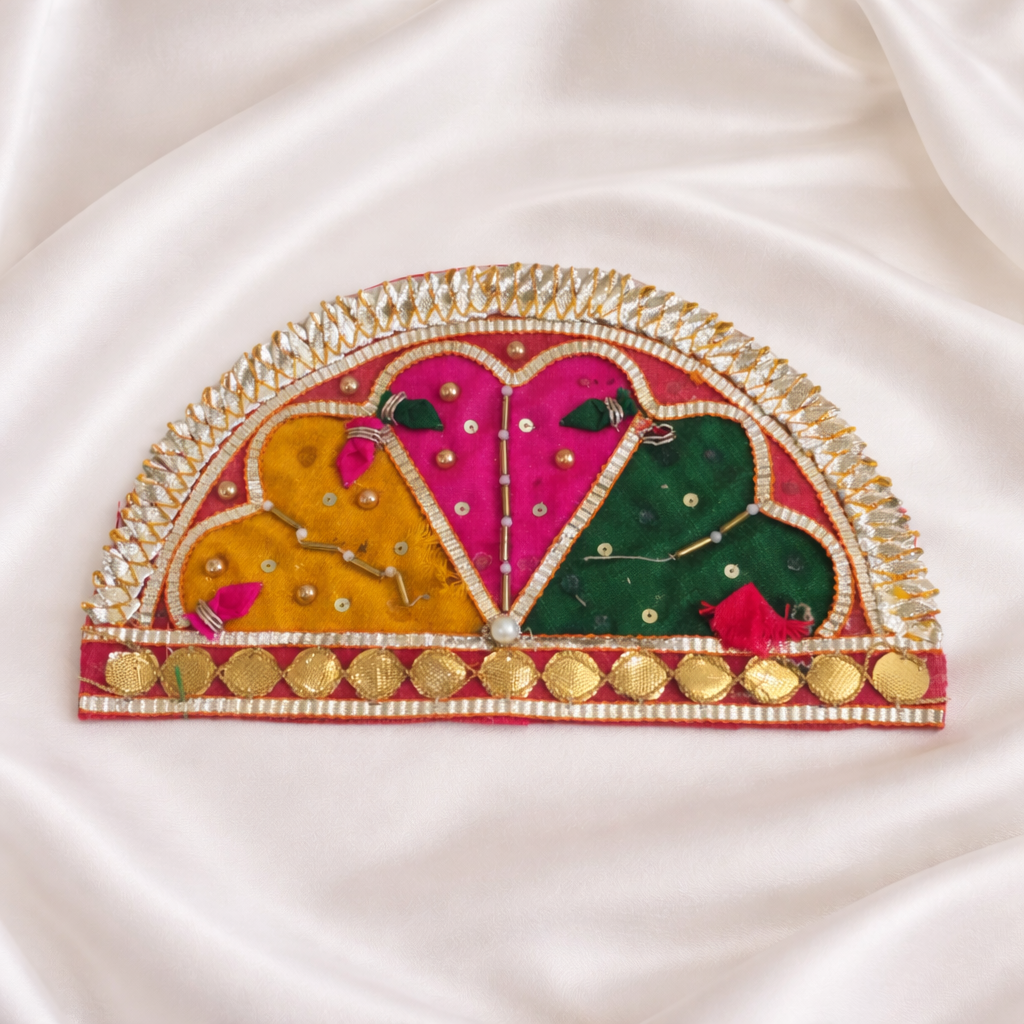 Handcrafted Gota Patti Decorative Patch Set (12 Pieces)