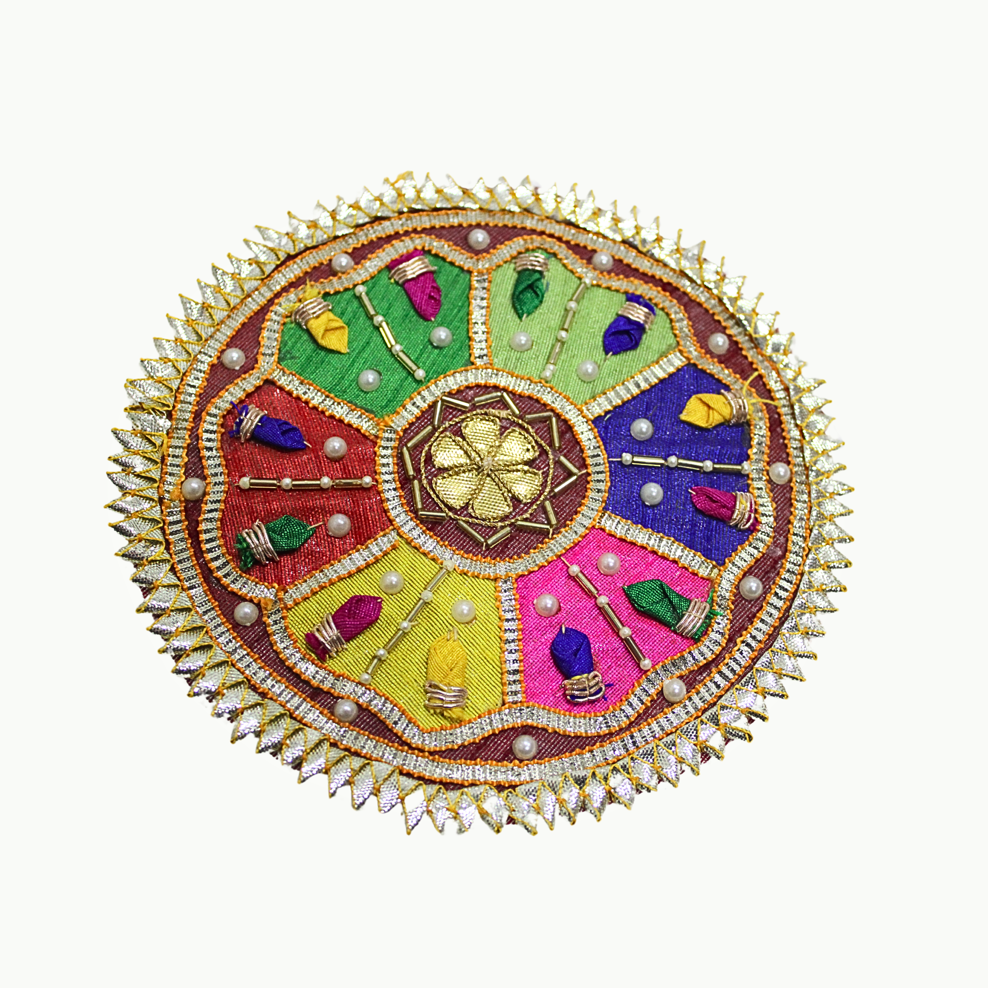 Elegant Multicolor Gota Patti Patch (6 pieces)