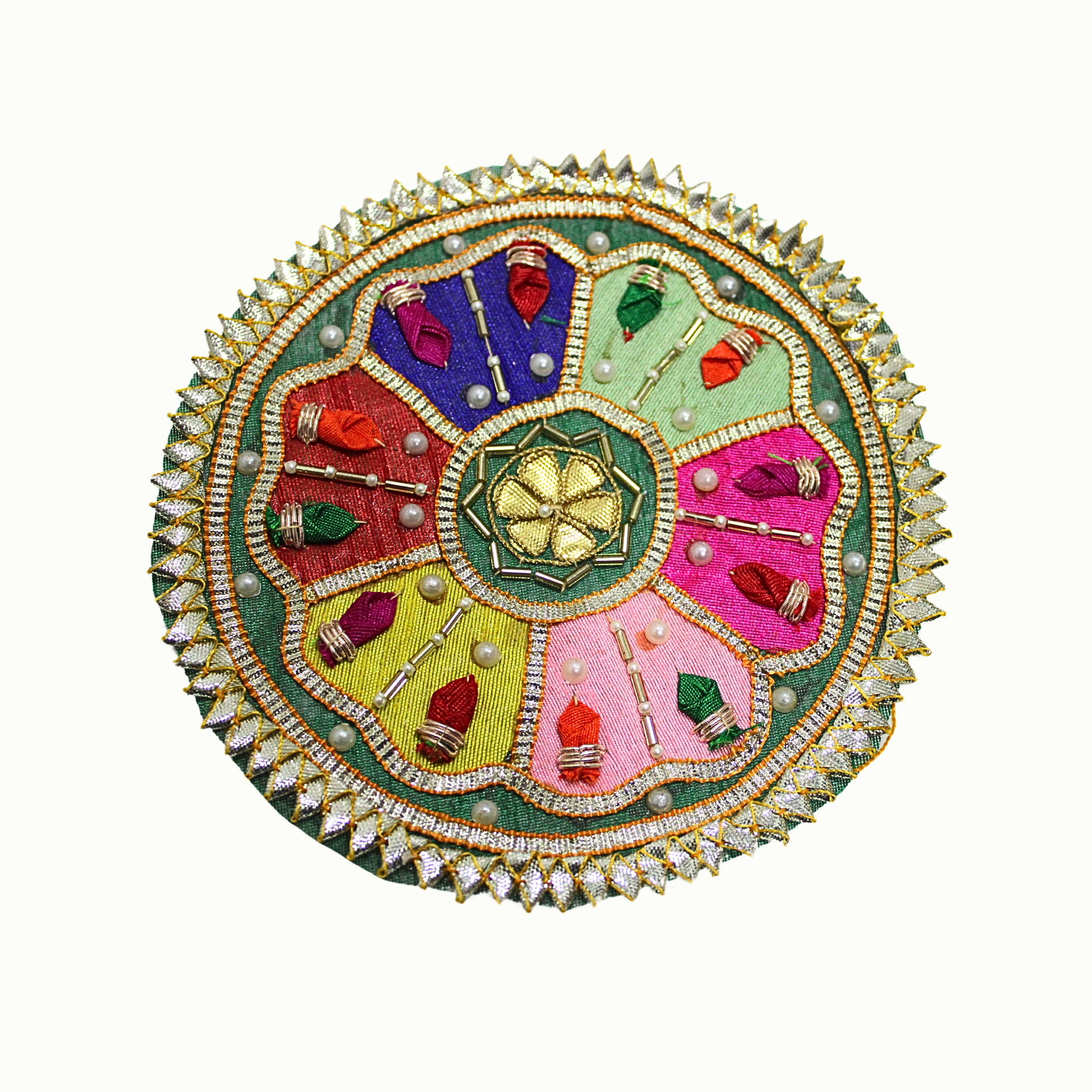 Elegant Multicolor Gota Patti Patch (6 pieces)