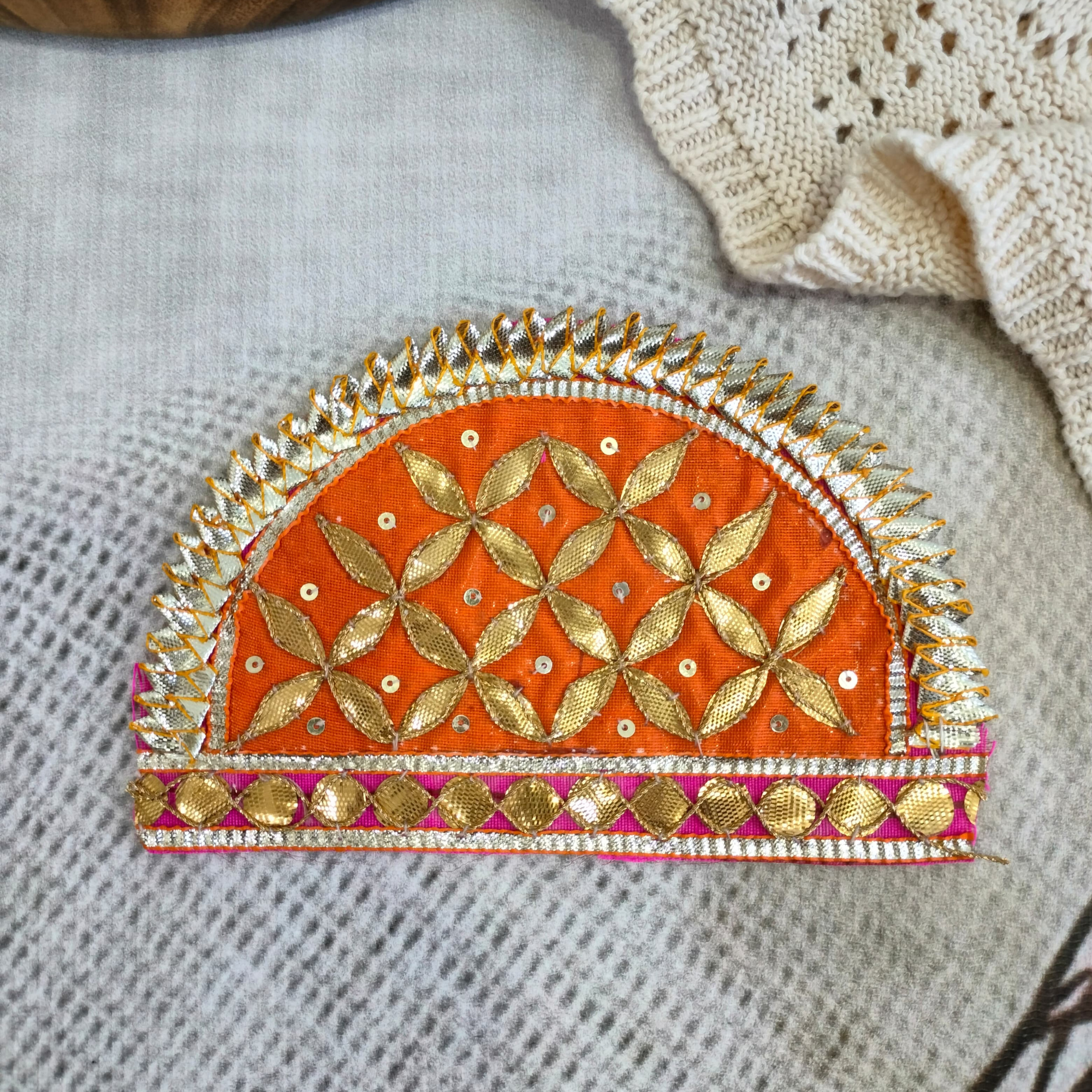 Embellished Gota Patti Patch (12 Pieces)