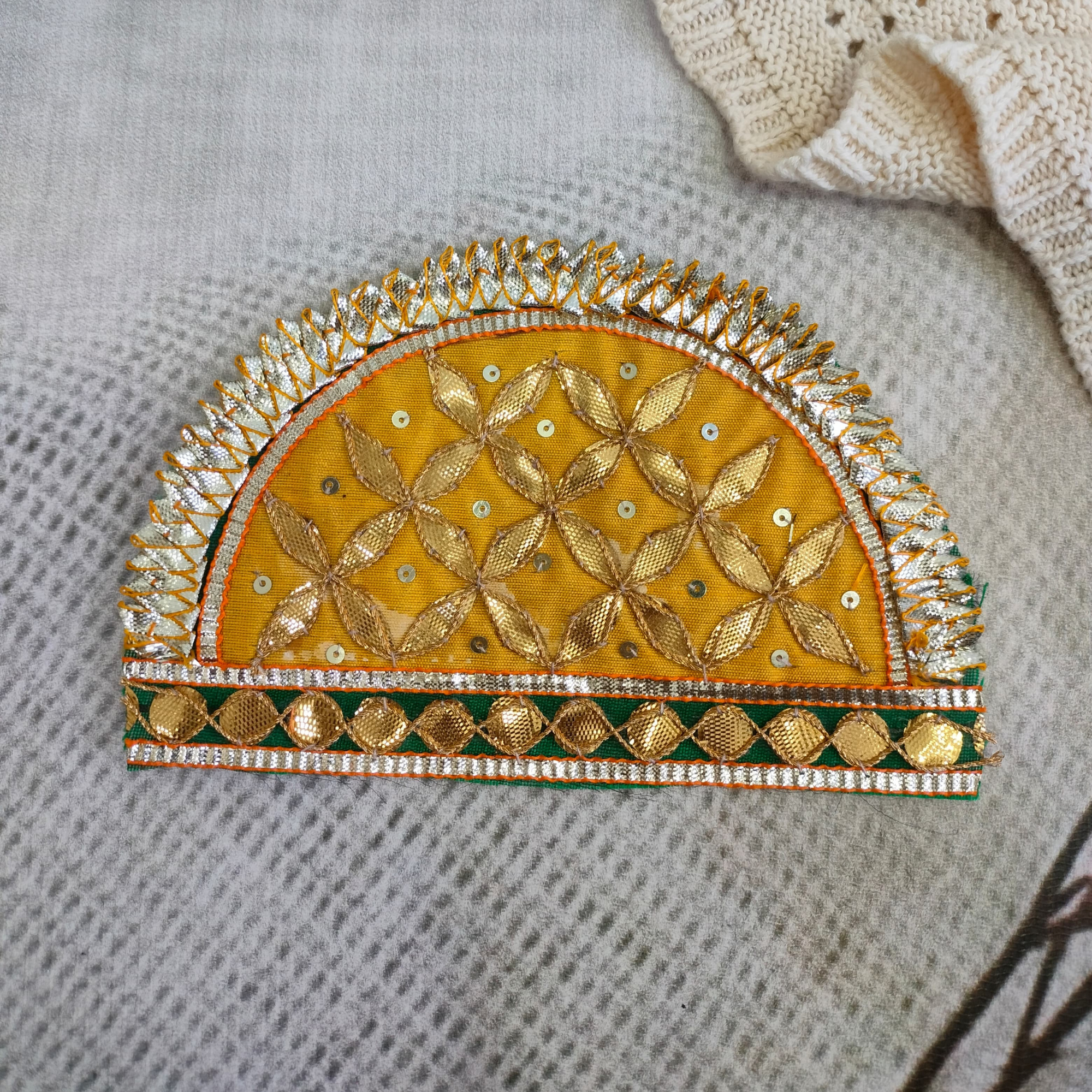 Embellished Gota Patti Patch (12 Pieces)