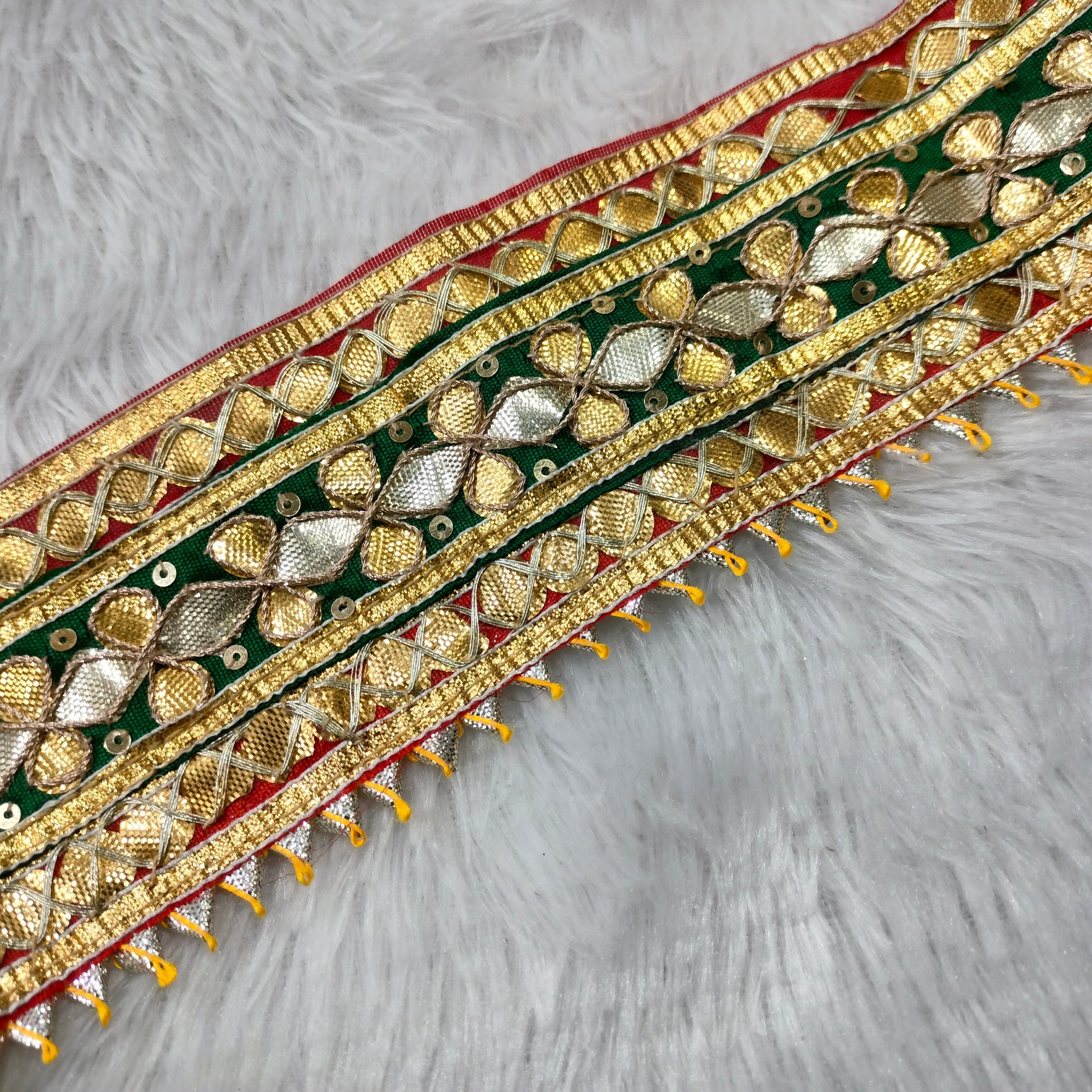 Traditional Gota Patti Border