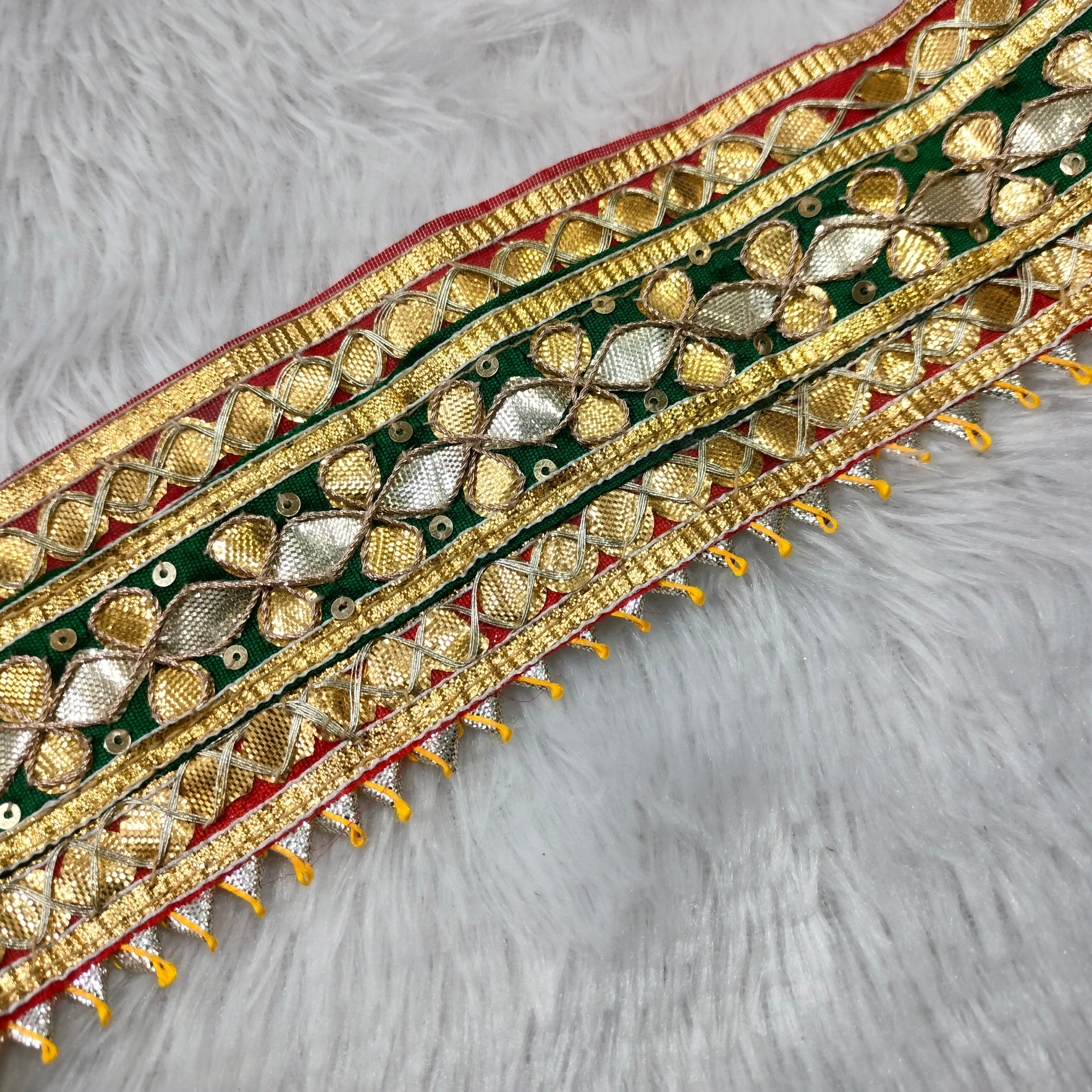 Traditional Gota Patti Border