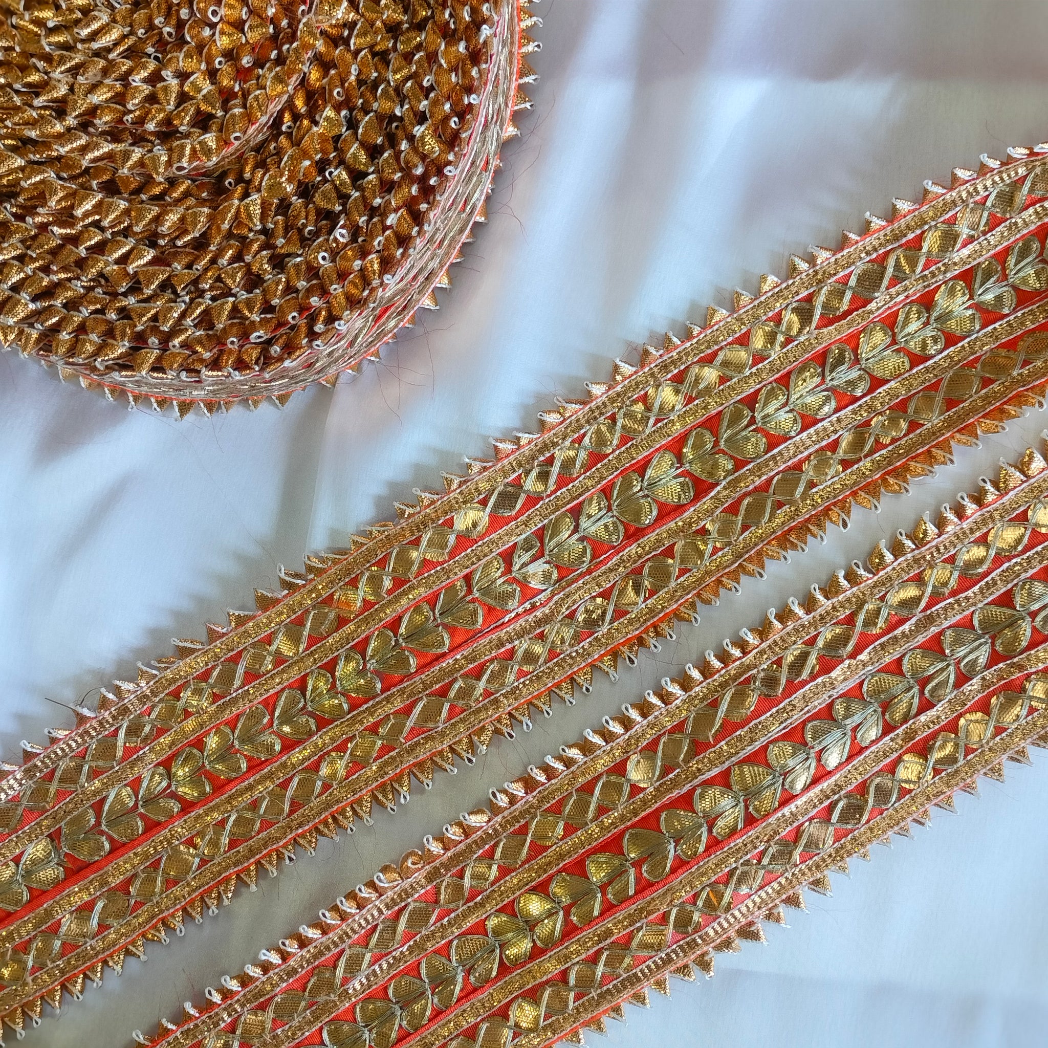 Traditional Gota Patti Border