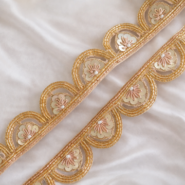 Gold Scalloped Handcrafted Trim