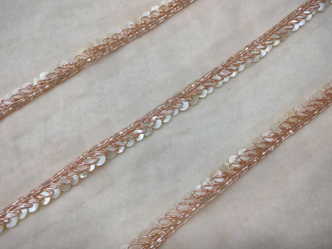 Rose Gold Embellished Border