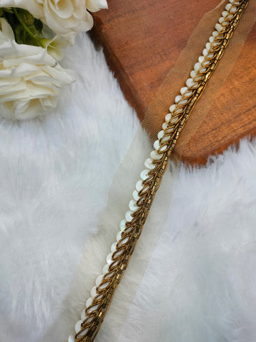 Antique Gold Embellished Border