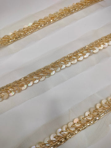 Golden Embellished Border